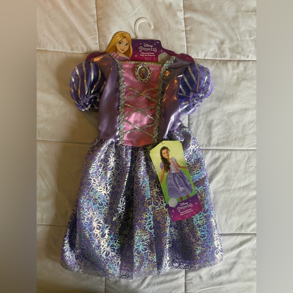 Disney Rapunzel Dress with Purple and Pink Accents